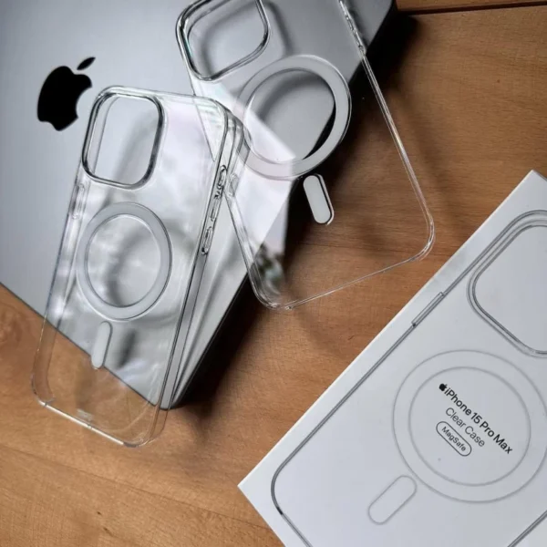 iPhone 16 Pro Magsafe Animation Anti Yellow Transparent Cover - Image 2