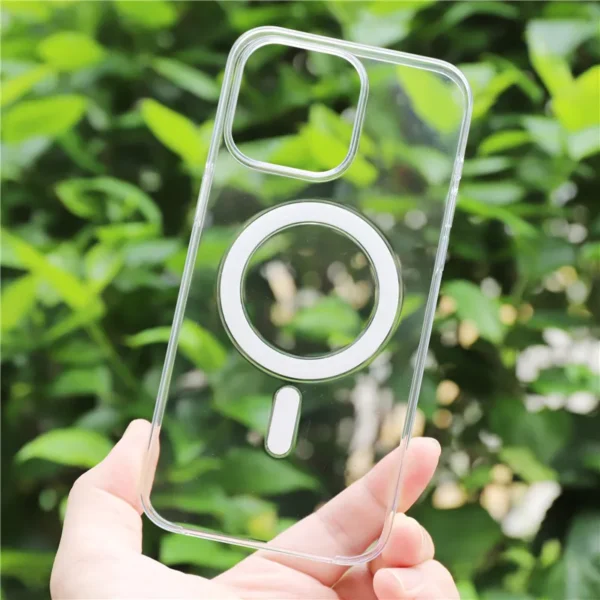 iPhone 16 Pro Magsafe Animation Anti Yellow Transparent Cover - Image 3